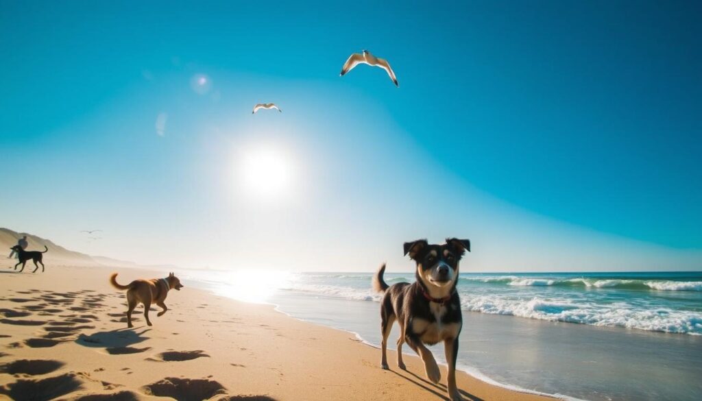 Image of Block Island beaches with dogs