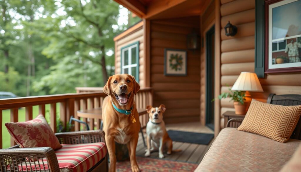 Image of a pet-friendly hotel in America